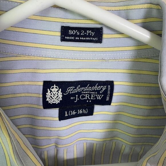 J Crew Haberdashery 80s 2 Ply Button Up Shirt US Men's L - Picture 4 of 6